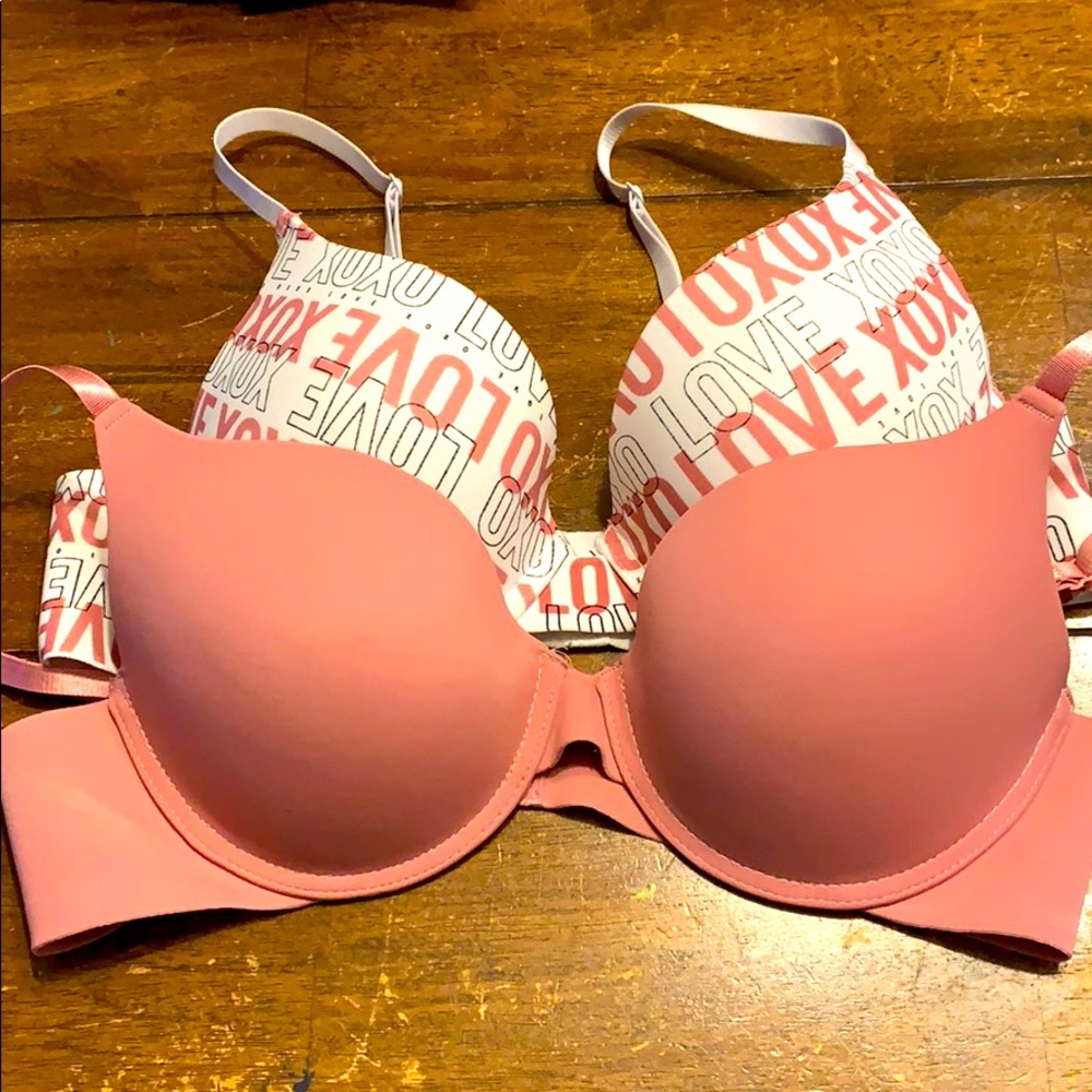 2 pack xoxo bras with push up lift